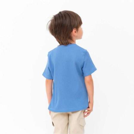 T-shirt Children's KAFTAN "BASIC Line", R.30 (98-104 cm), blue-3