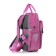School backpack, synthetic fabric, 300x390x115 cm, pink