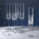 A set of crystal glasses for champagne, 120 ml, 6 pcs