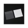 Block with a sticky edge of 76mm x 76mm 50l plastic transparent white with sparkles