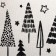 Pocket Textile Ethel "Christmas" 2 departments, 41x20 cm