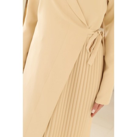 Female dress, size 46, peach color-6