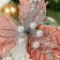Decor "Winter Flower" Sprinking, 24x12 cm, cream
