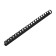 Plastic binding springs, d = 19mm, 100 pieces, sew 121-150 sheets, black, Brauberg 530924
