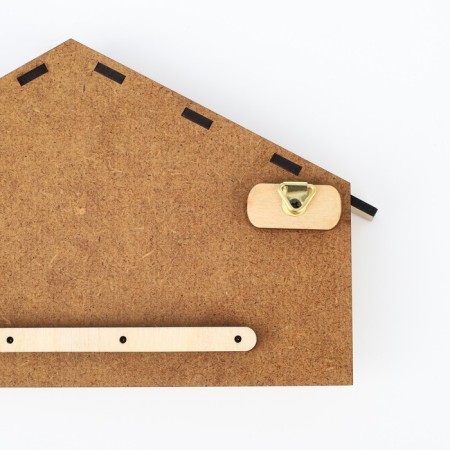 The key a wall -mounted "Happiness in the house", 18 x 11.4 cm.-5