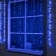 Girlyanda "Waterfall" 2 × 1.5 m, IP44, dark thread, 400 LED, glow white and blue, 8 modes, 220 V