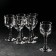 A set of glass glasses for the Tulipe liquor, 55 ml, 6 pcs