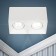 OL24-2 WH MR16/GU5.3, white, 2x11W 18.6x9.8x9.6 cm