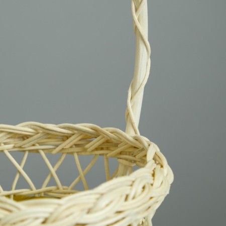 A set of wicker baskets from 3: D20 H 8/27; D17 H 7 H 25; D13 H 6 H 21 cm. (Ratan)-8