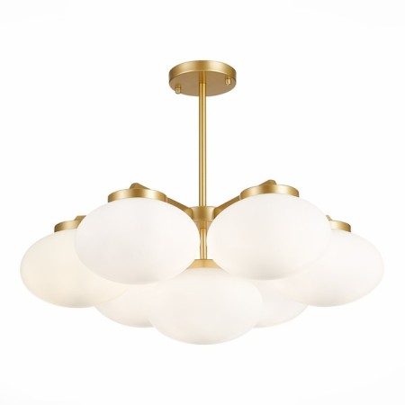 Suspended chandelier ST LUCE. SL1503.203.07. Modica. 7x40 watts, E27, 77x77x61.4 cm, golden color