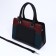 Lightning tout bag, external pocket, long belt, black color