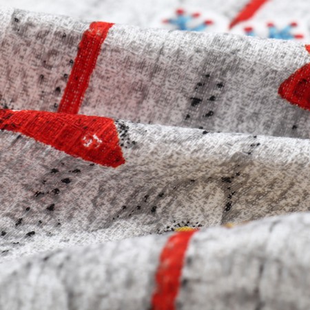 A set of kitchen towels "Dolyana" with a new happiness 35x60cm-4pcs, 100% cotton