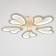 Causteen with FDD "Milan" 5xled 110W 3000-6000k Dimmer, white 60x60x9 cm Bayerlux