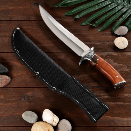 Hunting knife "Sarmat" steel - 50x14, handle - wood, 31 cm
