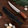 Hunting knife "Sarmat" steel - 50x14, handle - wood, 31 cm