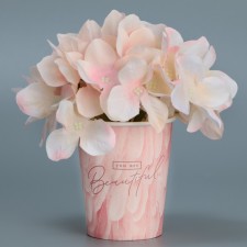 A glass for flowers 