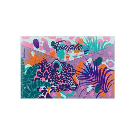 A4 button, 160 μm, Erichkrause "Tropical", translucent, mix, mix