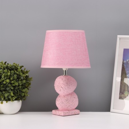 Table lamp "Nick" 1x40W E14 pink 20x20x34cm