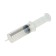 Technical syringe for pumping fluid, 500 ml, tube 100 cm