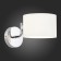 Wall lamp EVOLUCE. Sle1121-101-01. Aerin. 1x40 watts, E14, 10x13.5 cm, chromium color