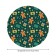 Grinding tablecloth "Christmas mood", round, oxford, elastic band, size 120x120 cm, diameter 75-100 cm