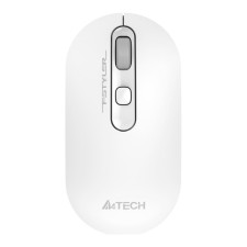 Mouse A4Tech FSTYLER FG20 white optical (2000DPI) wireless USB for a laptop (4but)