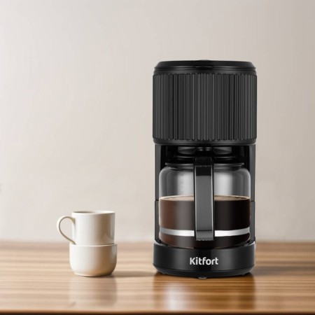 Coffee machine KitFort KT-7236, 920–1080 W, 1.25 l, cord length 0.7 m-1