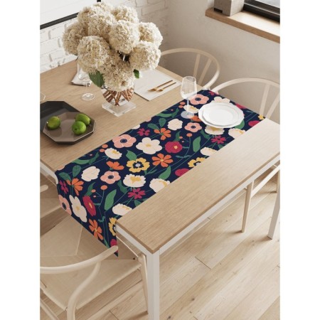 The path on the table "Flowing Field", Oxford, size 40x145 cm
