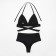 Women's swimsuit "Sport" Separate minku Black color, size 48