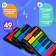 Musical flexible piano "Magic Music", 49 keyboards, works from the battery