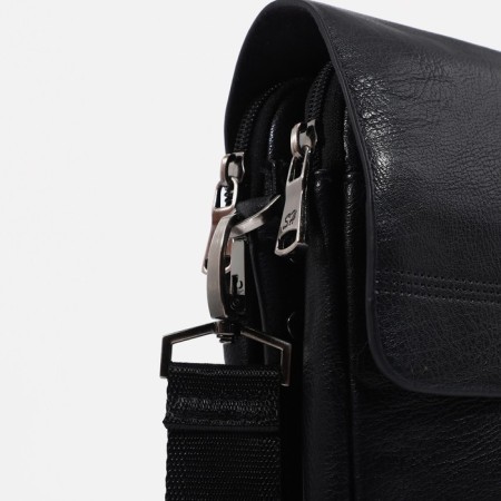 Male bag, black color-4