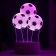 Three goals lamp from the network 9.5x11.5x20 cm Risalux