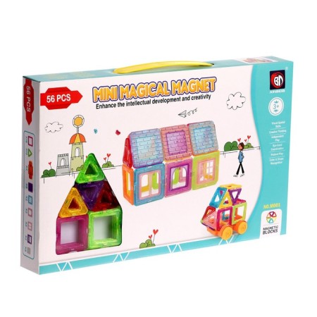 Magnetic designer "Mini Magic Magnet", 56 parts-6