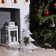 LED figure "Christmas tree" 37 × 50 × 10 cm, metal, textiles, 220 V, glow of multi