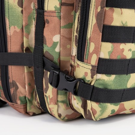 Tactical backpack, TAIF, 40 l, lightning department, 3 outer pockets, camouflage color/beige-11