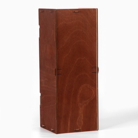 Box for storing the wine "Here is more philosophy", 34 x 13 x 13 cm-3