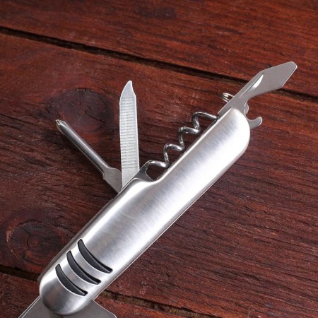 Swiss knife "Bernard" 8B1, handle, chrome-3