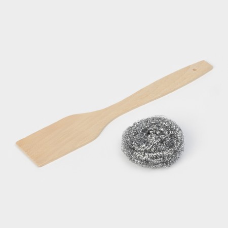 Flying Small High Wild Kitchen, D = 28 cm, shoulder blade and sponge in the kit-8