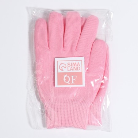 Gloves gel, moisturizing, One size, in a bag, pink color-7
