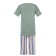 Women's home set (T -shirt/Bridges), olive color, size 48