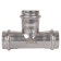 The tee of equivalent Rommer RSS-0013-000028, VPR, D = 28 mm, press, stainless steel