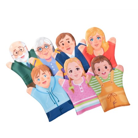 Home Puppet Theater "Family", 7 Puppet Pules-3