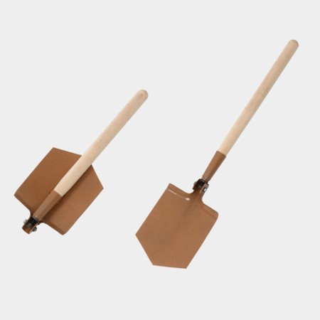 Automobile, folding shovel, l = 61 cm, wooden stalk, C2-3