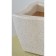 Kashpo for flowers "Wave" 30x30x34 cm, 40 l, sandy marble color