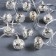 Garland “thread” 4 m with nozzles “ball with ornament”, IP20, transparent thread, 20 LED, white glow, 8 modes, 220 V