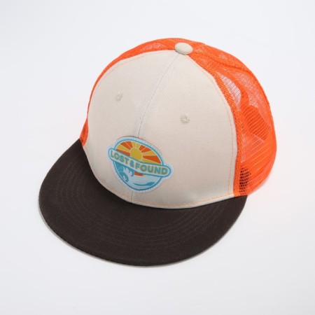 Men's cap with a straight visor Lost & Found, mesh, rr 56-2
