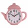 Walls are launched interior, for the kitchen, silent, "kettle" 29 x 34 cm, pink