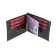 M-54 purse with a clamp, button, brown, dark, crocodile