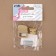 Bag's fastener, 2.3 × 3.5 cm, gold color