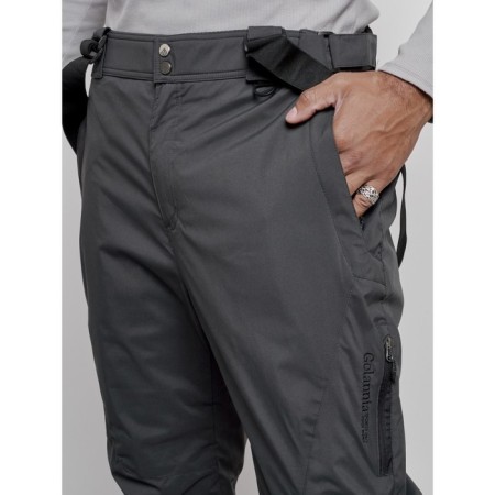 Semi-combinezone ski insulated male winter, size 54, dark gray color-14